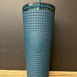 Starbucks Dark Green Jelly Studded Tumbler 24oz Venti